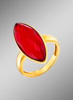 Edler Damenring mit Bernstein 