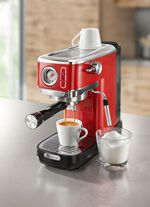 Ariete Espressomaschine moderna im Retro-Design ROT