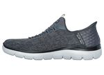 SKECHERS, Herren-Sneaker, mit geformter Slip-Ins Fersenplatte 