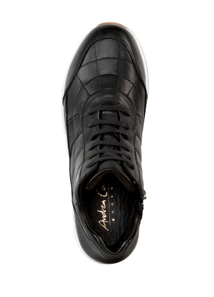 Andrea Conti Schn&uuml;r-Bootie mit trendiger Steppung 