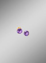 Ohrstecker mit echt Amethyst 