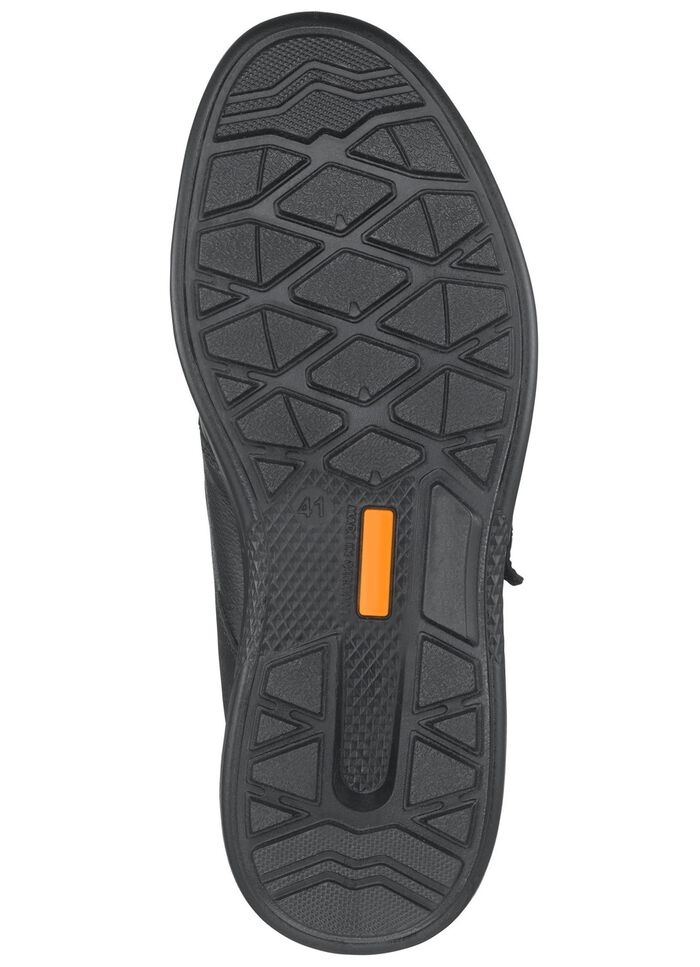 GINO GALANTE, bequeme Herren-Slipper, Weite K, mit herausnehmbarem Fu&szlig;bett SCHWARZ