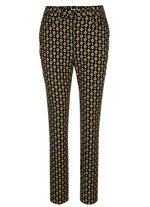 Hose in Minimal-Dessinierung SCHWARZ-GELB