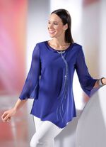 Tunika mit gl&auml;nzenden Schmucksteinen 