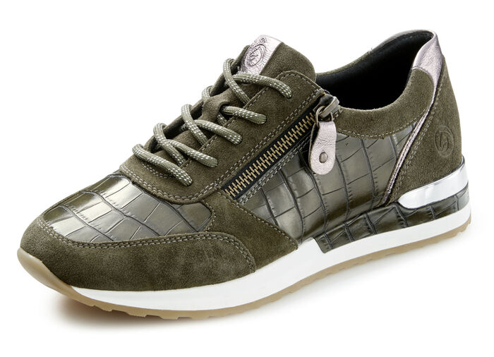 Schn&uuml;rschuh mit herausnehmbarem Fu&szlig;bett KHAKI