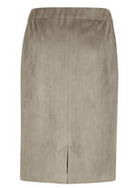 Rock in Wildleder-Optik 