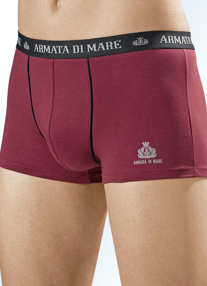 Viererpack Pants aus Feinjersey, mit Elastikbund 
