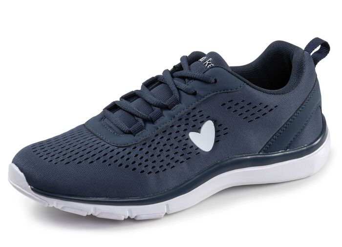 laurakent, sommerliche Damen-Sneaker, mit herausnehmbarem Fu&szlig;bett DUNKELBLAU