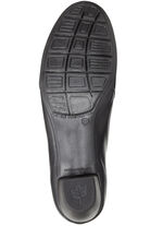 ELENA EDEN, eleganter Damen-Trotteur, Weite G, mit herausnehmbarem Fu&szlig;bett SCHWARZ