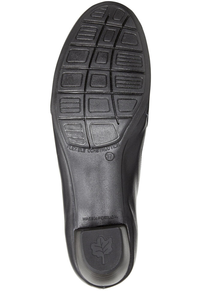 ELENA EDEN, eleganter Damen-Trotteur, Weite G, mit herausnehmbarem Fu&szlig;bett SCHWARZ