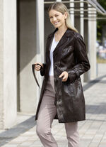 Kurzmantel mit Gürtel 