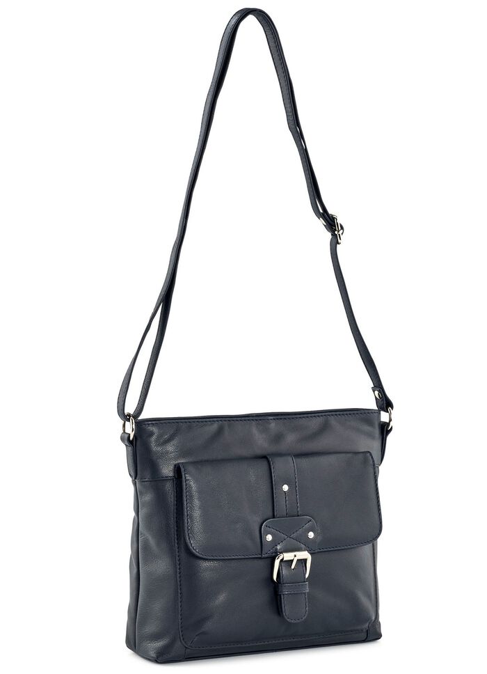 Laurina Tasche aus Nappaleder DUNKELBLAU