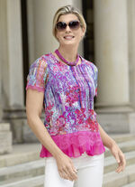 Tunika mit Inkjet-Druck 