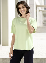 Shirt in legerer Form PISTAZIE