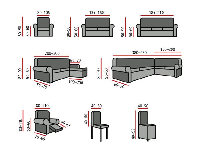 Angenehme Stretchbezüge BRAUN