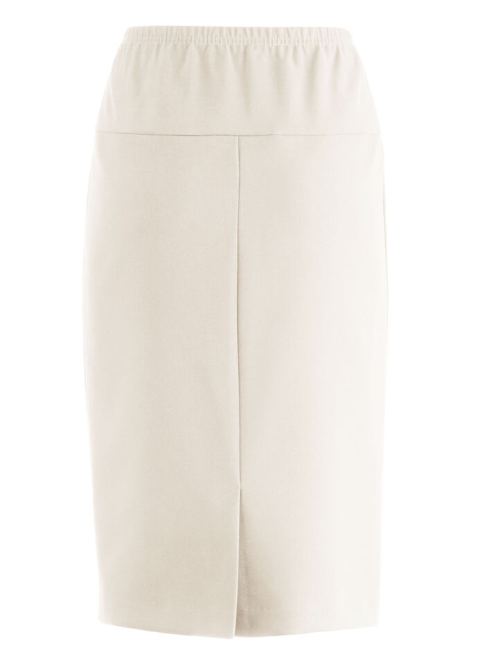 Rock in gerader Schnittf&uuml;hrung BEIGE