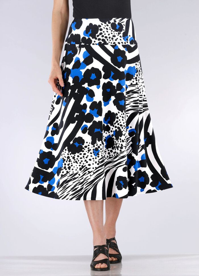 Rock mit figurg&uuml;nstiger, breiter Passe 