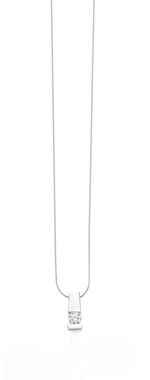 Edler Anhänger in Weißgold mit Brillant 