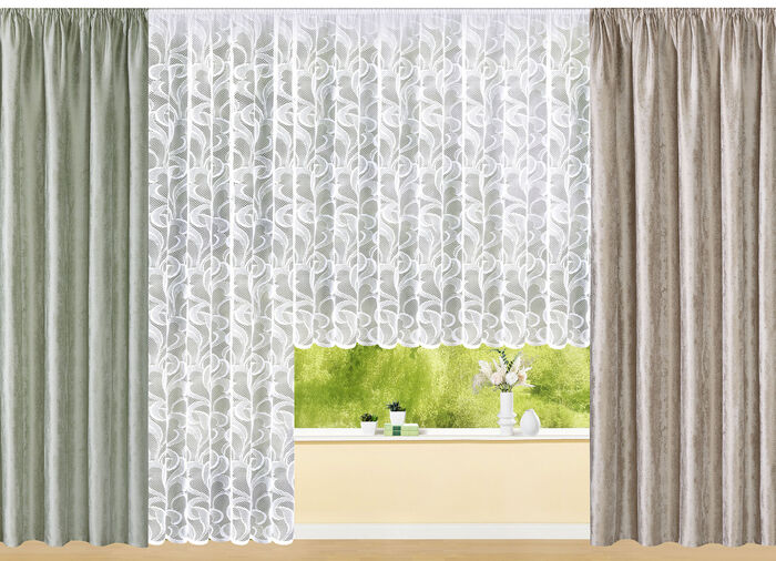 Einzelschal im Marmor-Design GRÜN