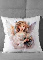 Kissenbezug in weicher Samtoptik BUNT