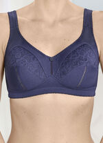 Zweierpack BH mit Spitzeneins&auml;tzen 1X MARINE, 1X WEISS