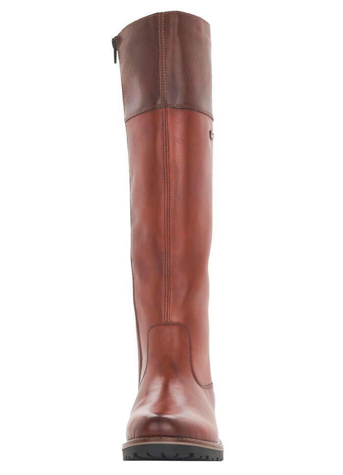 Remonte, gef&uuml;tterte Damen-Stiefel, Winterschuhe, Weite G, mit Rei&szlig;verschluss MARONE-MOKKA