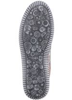 Gemini Sneaker aus teilweise floral bedrucktem Rindleder TAUPE-BUNT