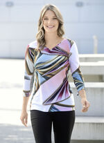 Shirt mit Zierplättchen im Vorderteil 