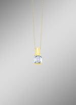 Einzigartiger Anhänger mit Blautopas 