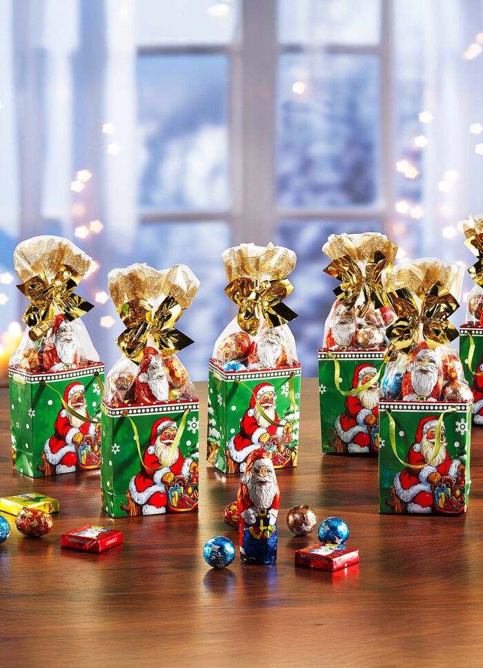 Weihnachtst&uuml;tchen, 5er-Set, mit s&uuml;&szlig;er F&uuml;llung 