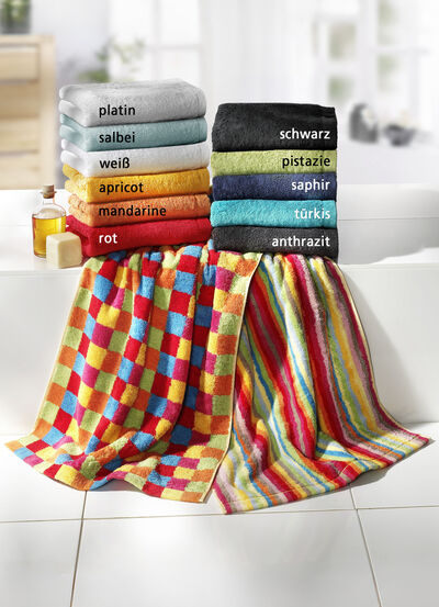 Walkfrottier-Serie aus reiner Baumwolle 