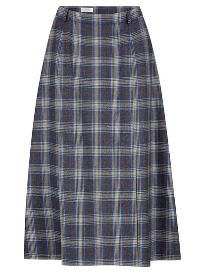 Rock mit aparter Karo-Dessinierung 