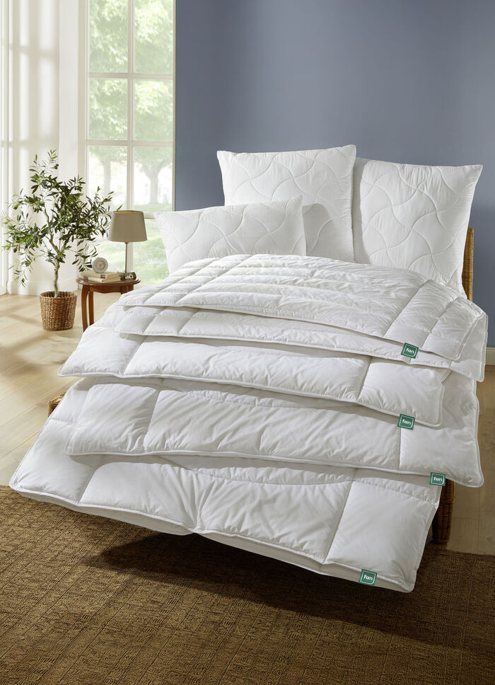 Bettwarenprogramm von f.a.n. mit aktiver Temperaturregulierung 