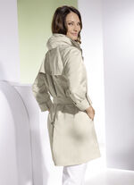 Kurzmantel mit G&uuml;rtel 