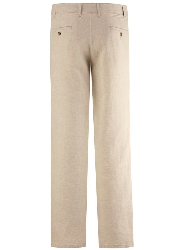 "Francesco Botti"-Hose mit Leinen in 3 Farben 