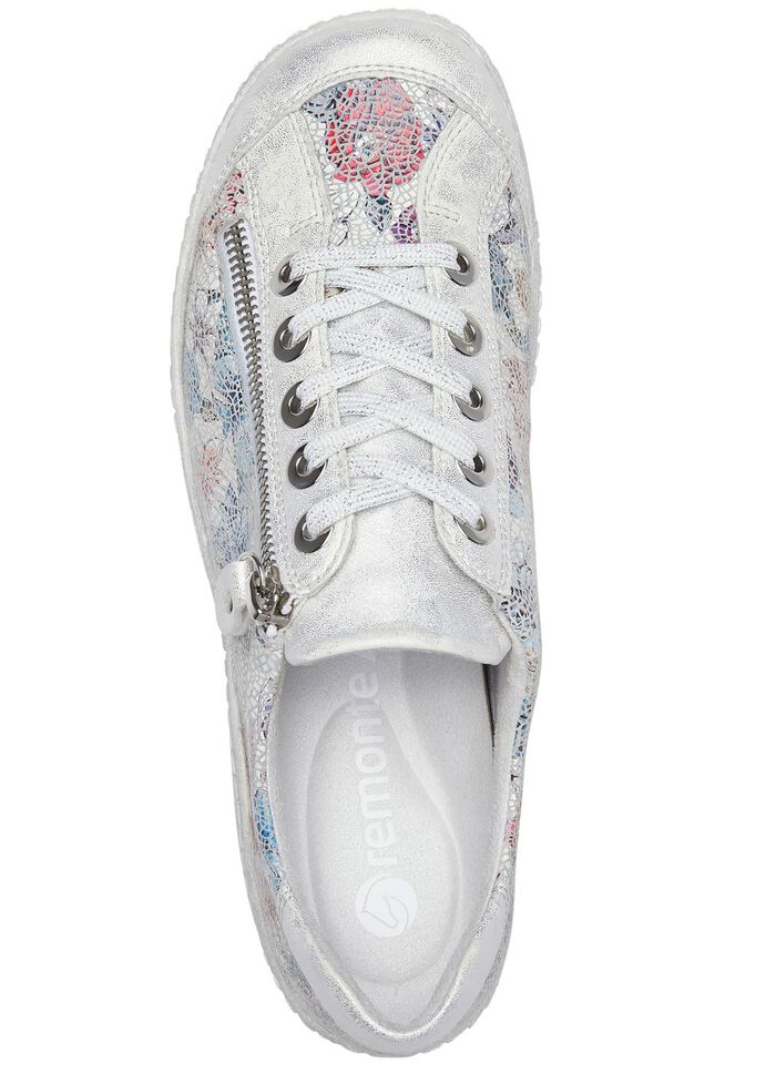 Remonte, elegante Damen-Sneaker, Weite G, mit Rei&szlig;verschluss SILBER-BUNT