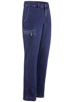 Jeans mit Cargotaschen in 2 Farben JEANSBLAU