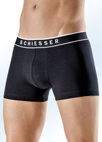 Schiesser Dreierpack Pants mit Elastikbund 3X SCHWARZ
