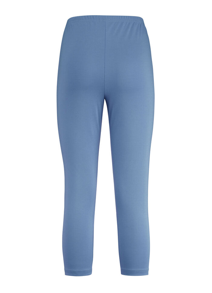 Capri-Leggings JEANSBLAU