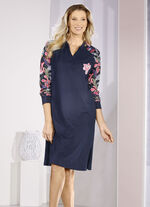 Zweierpack Nachthemden mit Raglan&auml;rmeln und Knopfleiste 