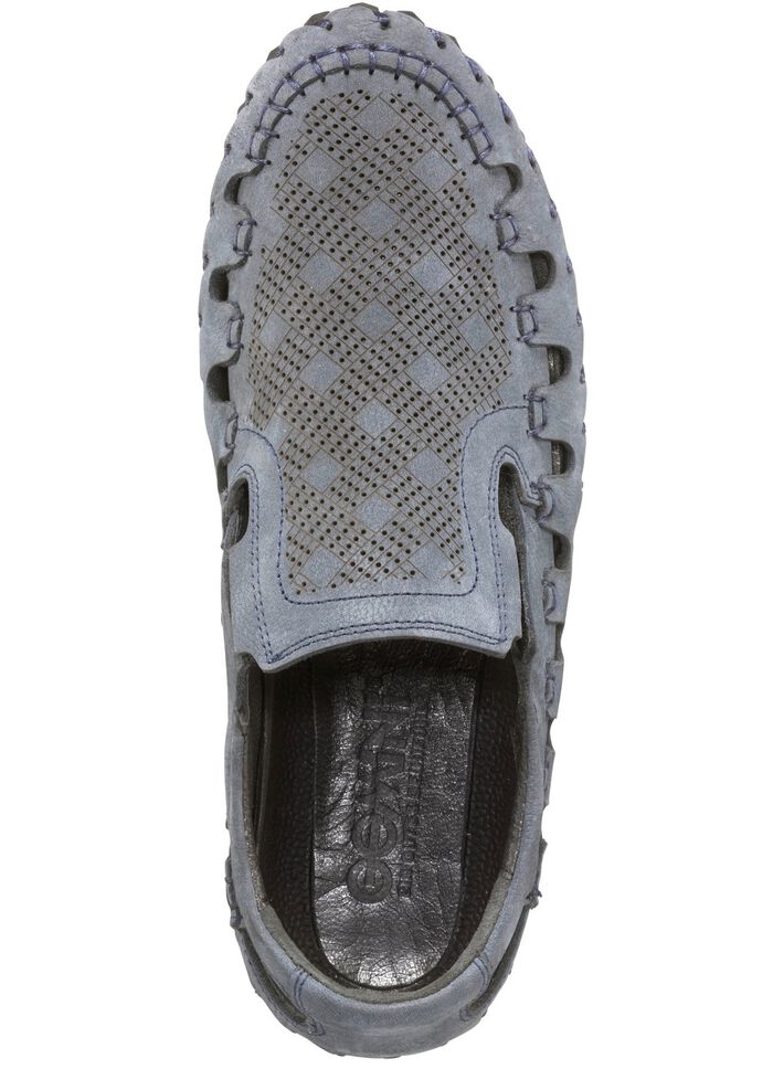 Gemini, sommerliche Herren-Slipper, mit Gummizug JEANSBLEU