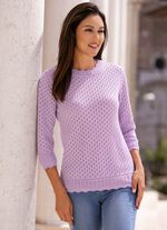 Pullover in Ajourdessin 