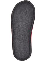 Klassiche Damen-Hausschuhe, Weite H, mit niedlicher Katzen-Applikation ROT