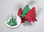 Bestecktaschen "Baum" 4er-Set 