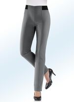 Hose mit spezieller Bundverarbeitung MITTELGRAU MEL.