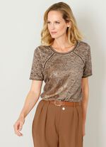 Shirt mit Netzeinsätzen 