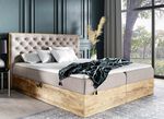 Boxspringbett mit Bettkasten und Topper 