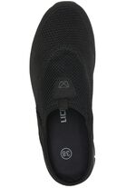 Sabot aus Textilmaterial mit Synthetikbes&auml;tzen 