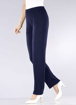 Hose mit edlem Glanz in Extra-Kurzgr&ouml;&szlig;en NACHTBLAU