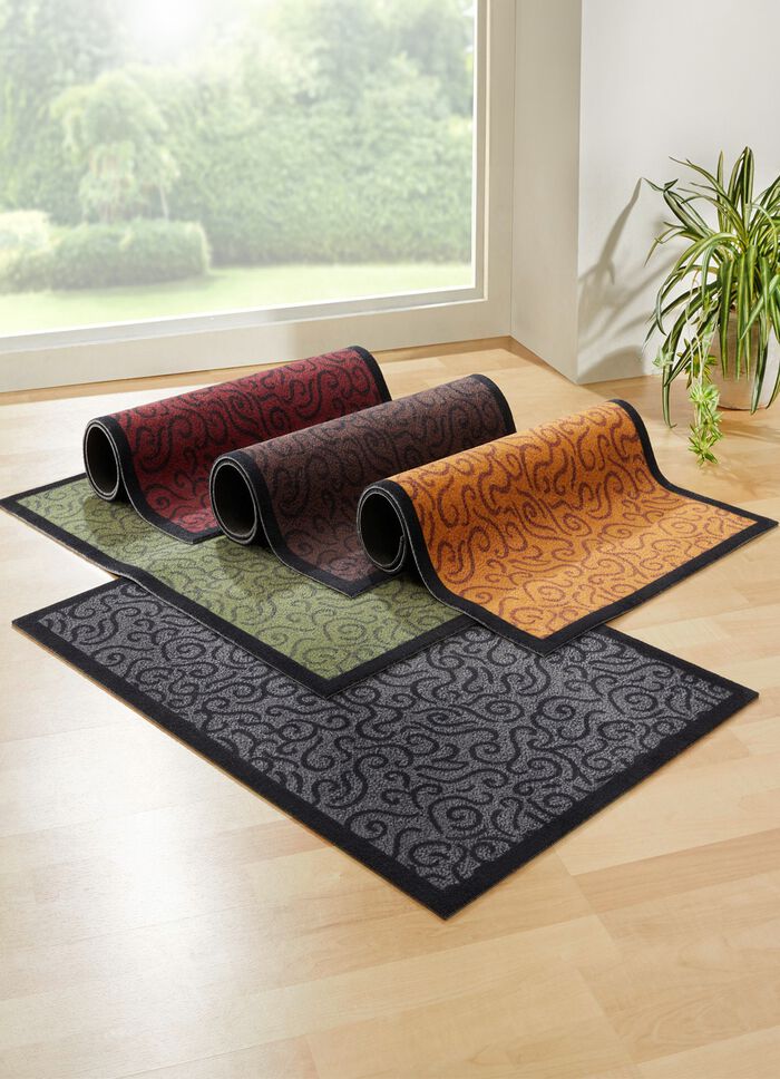 Praktische Schmutzfangmatten f&uuml;r innen und au&szlig;en ROT